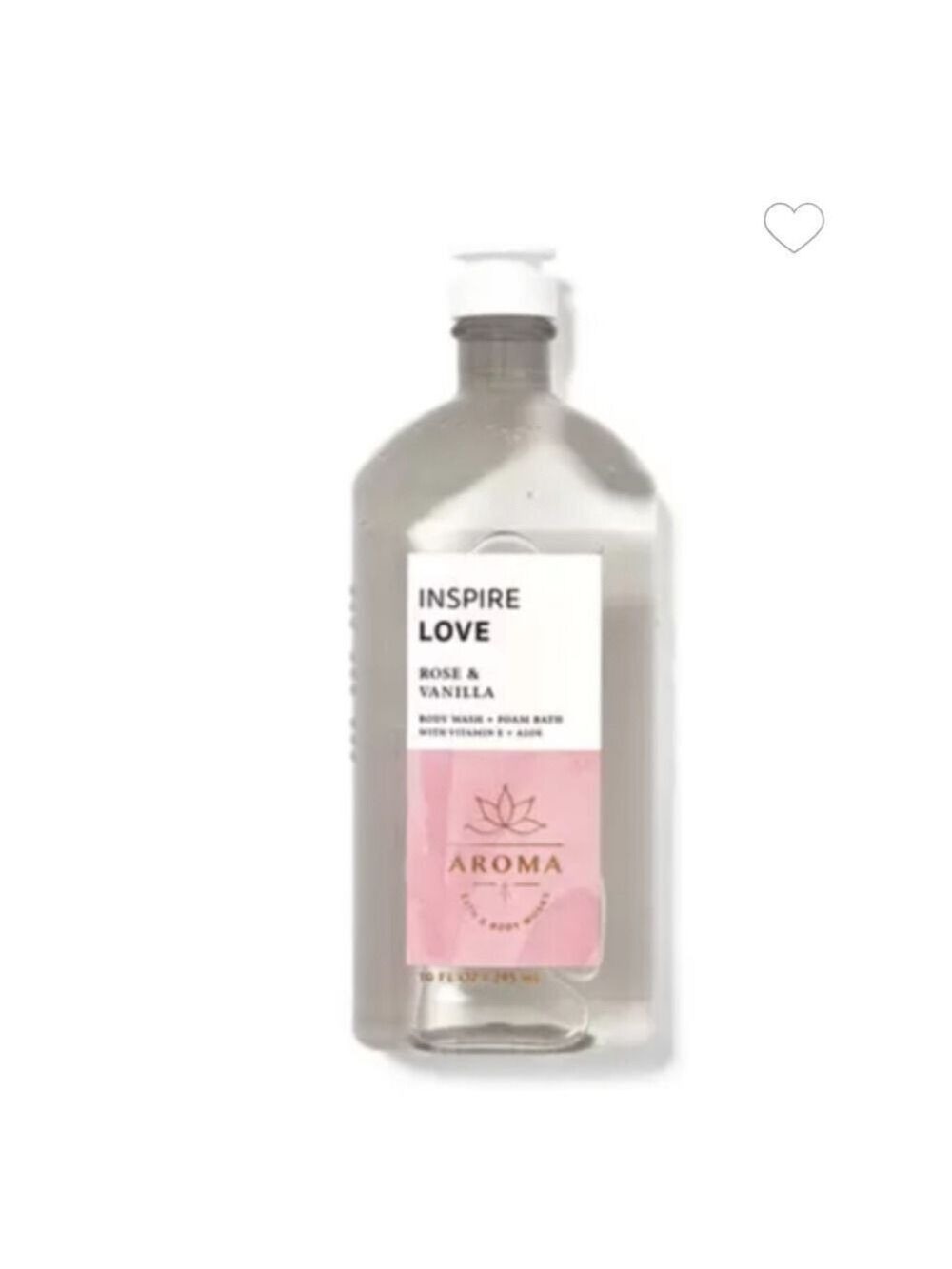 ROSE VANILLA LOVE AROMA BODY WASH AND FOAM BATH by Bath and Body Works
